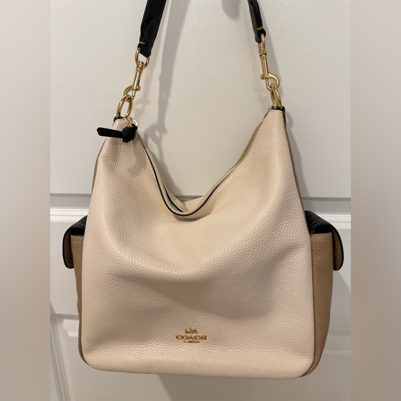 Coach Pennie Shoulder Bag, Colorblock, Missing Long Strap & Hangtag, GENTLY USED - Picture 4 of 11